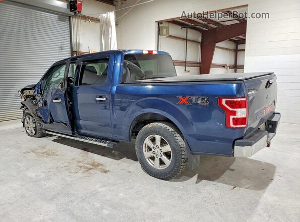 1FTEW1EP6KFC50679 2019 FORD F150 Синий Задняя левая четверть