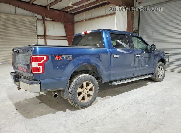 1FTEW1EP6KFC50679 2019 FORD F150 Синий Задняя правая четверть