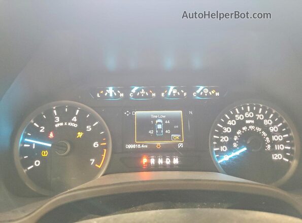 1FTEW1EP6KFC50679 2019 FORD F150 Синий Вид щитка приборов