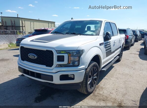 1FTEW1EP6KFD31195 2019 FORD F150 White Vista tres cuartos delantera izquierda