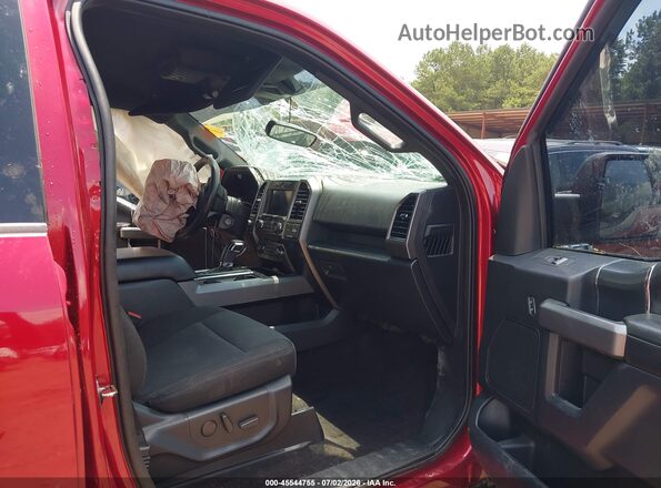 1FTEW1EP6KFD33707 2019 FORD F150 Burgundy Vista interior delantera
