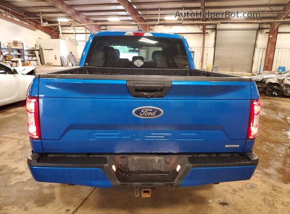 1FTEW1EP6KKD95616 2019 FORD F150 Blue Widok z tyłu