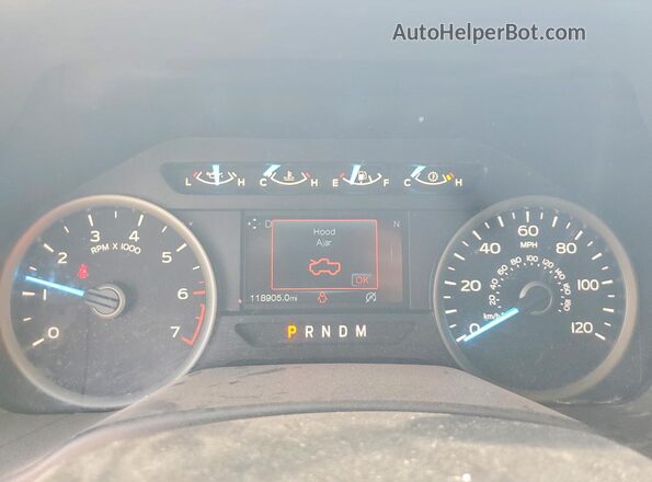 1FTEW1EP6KKF13566 2019 FORD F150 Gray ხელსაწყოთა პანელის ხედი
