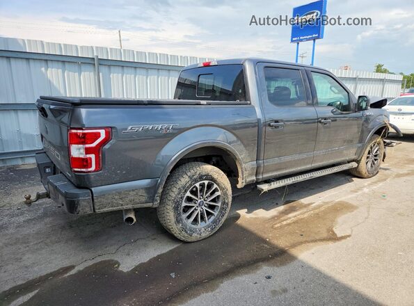 1FTEW1EP6LFB86841 2020 FORD F150 Серый Задняя правая четверть