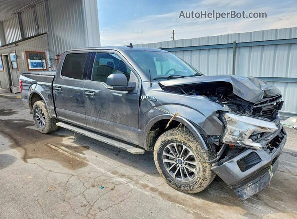 1FTEW1EP6LFB86841 2020 FORD F150 Серый Передняя правая четверть