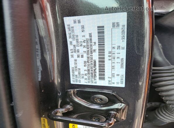 1FTEW1EP6LFB86841 2020 FORD F150 Серый Вид подкапотного пространства