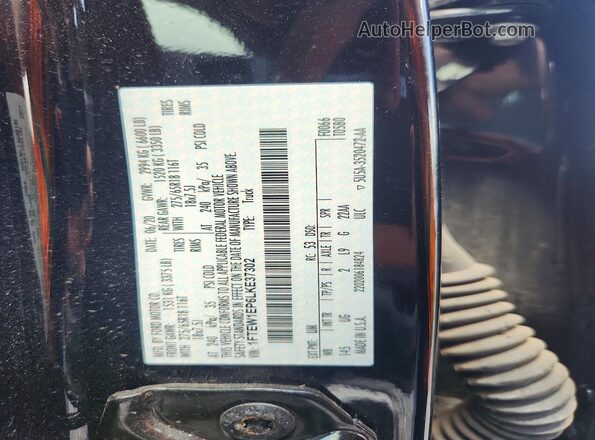 1FTEW1EP6LKE37302 2020 FORD F150 Black Շարժիչի բաժամունքի տեսք