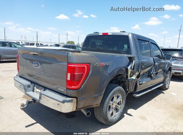 1FTEW1EP6MFB52691 2021 FORD F150 Gray Задня права чверть
