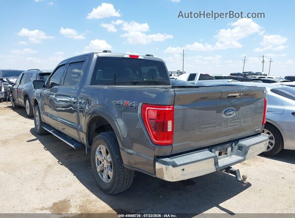 1FTEW1EP6MFB52691 2021 FORD F150 Gray Задня ліва чверть