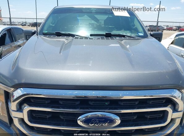 1FTEW1EP6MFB52691 2021 FORD F150 Gray Вид щитка приладів