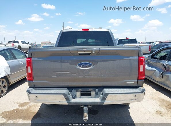 1FTEW1EP6MFB52691 2021 FORD F150 Gray 