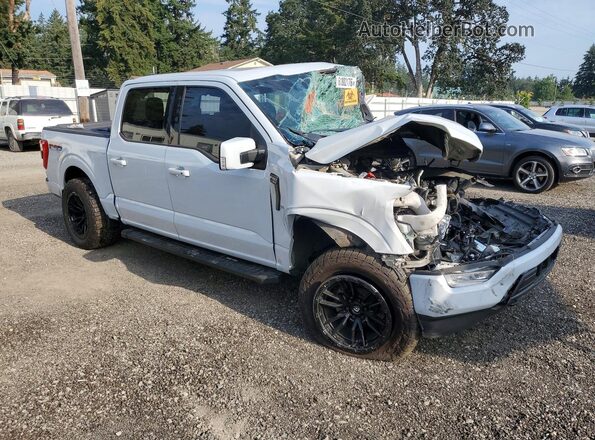 1FTEW1EP6MKE61245 2021 FORD F150 White წინა მარჯვენა