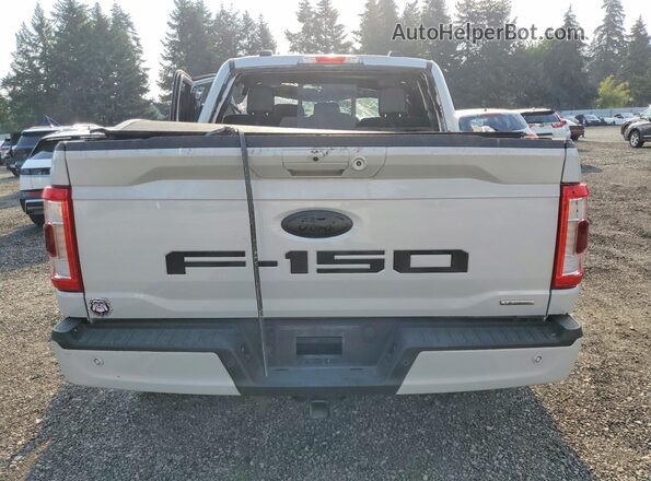1FTEW1EP6MKE61245 2021 FORD F150 White უკანა ხედი