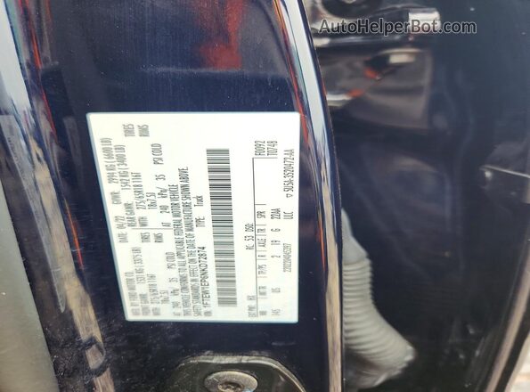 1FTEW1EP6NKD72874 2022 FORD F150 Blue Vista del compartimento del motor