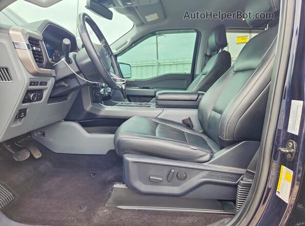 1FTEW1EP6NKD72874 2022 FORD F150 Blue Vista interior delantera