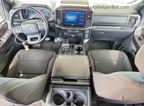 1FTEW1EP6PFA74093 2023 FORD F150 Черный Вид панели приборов