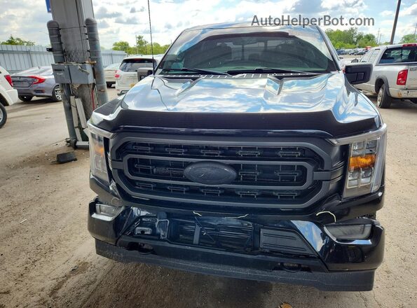 1FTEW1EP6PFA74093 2023 FORD F150 Черный Вид спереди