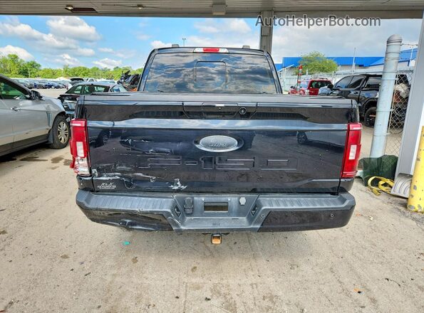 1FTEW1EP6PFA74093 2023 FORD F150 Черный Вид сзади