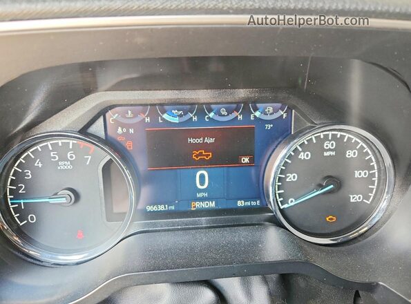 1FTEW1EP6PFA74093 2023 FORD F150 Черный Вид щитка приборов
