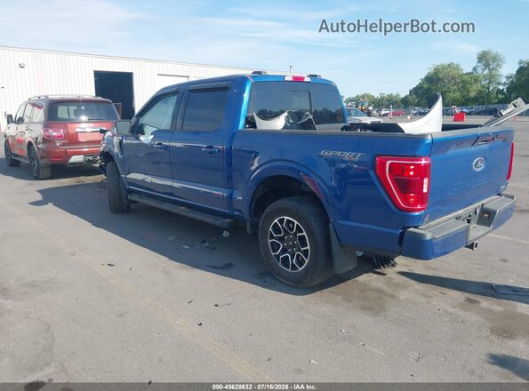 1FTEW1EP6PKF06415 2023 FORD F150 Blue Հետևի ձախ