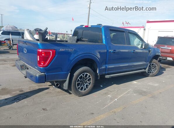 1FTEW1EP6PKF06415 2023 FORD F150 Blue Հետևի աջ