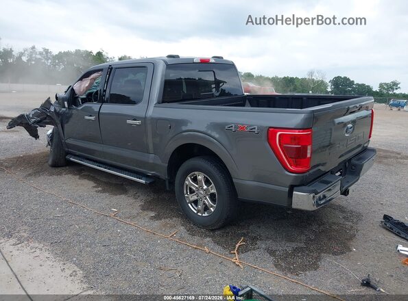 1FTEW1EP6PKF94463 2023 FORD F150 Gray Задня ліва чверть