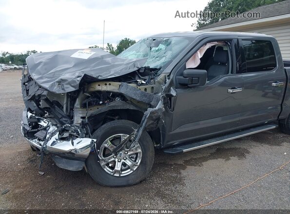 1FTEW1EP6PKF94463 2023 FORD F150 Gray Вид спереду