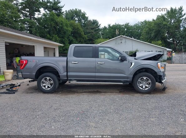 1FTEW1EP6PKF94463 2023 FORD F150 Gray Панорамний вид салону 360°