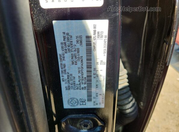 1FTEW1EP7GFA39675 2016 FORD F150 Black Widok komory silnika