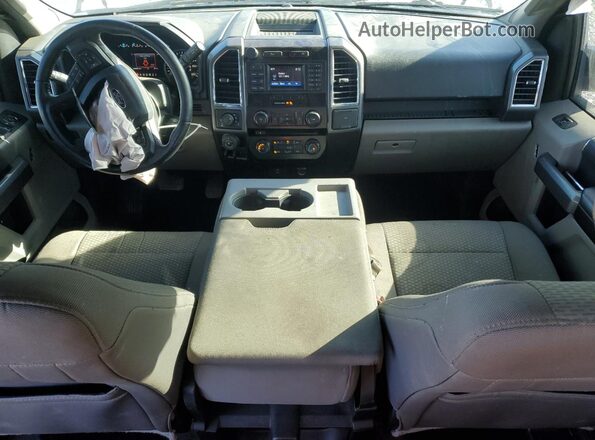 1FTEW1EP7GFA56444 2016 FORD F150 White Dashboard view