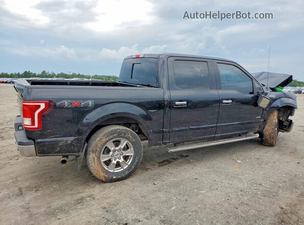 1FTEW1EP7GFB42644 2016 FORD F150 Черный Задняя правая четверть