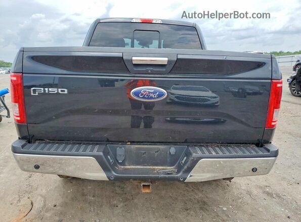 1FTEW1EP7GFB42644 2016 FORD F150 Черный Вид сзади