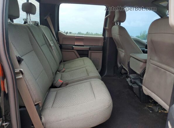 1FTEW1EP7GFB42644 2016 FORD F150 Черный Вид задних сидений