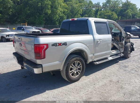 1FTEW1EP7GFB65809 2016 FORD F150 Silver უკანა მარჯვენა