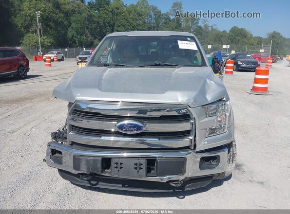 1FTEW1EP7GFB65809 2016 FORD F150 Silver ხელსაწყოთა პანელის ხედი