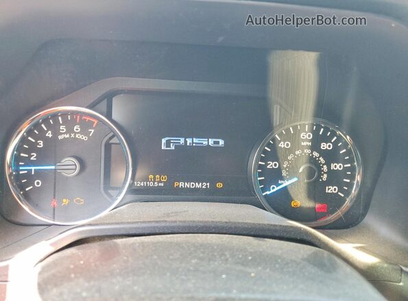 1FTEW1EP7GFB67396 2016 FORD F150 Черный Вид щитка приборов