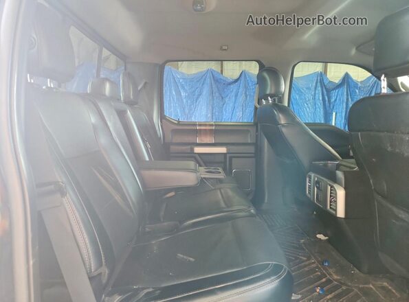 1FTEW1EP7GFB67396 2016 FORD F150 Черный Вид задних сидений