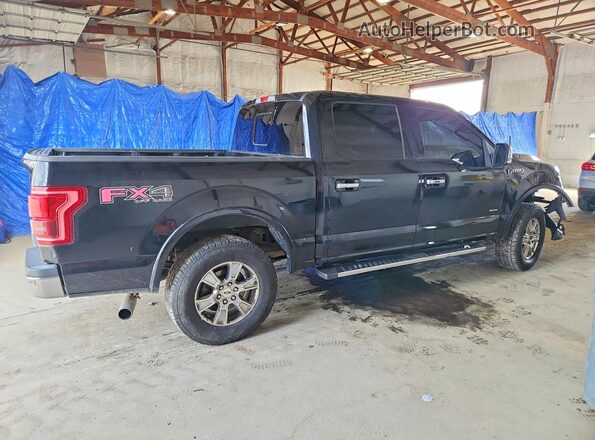 1FTEW1EP7GFB67396 2016 FORD F150 Черный Задняя правая четверть