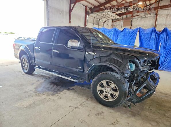 1FTEW1EP7GFB67396 2016 FORD F150 Черный Передняя правая четверть
