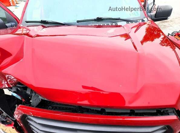 1FTEW1EP7GFC28066 2016 FORD F150 Red უკანა სალონის ხედი