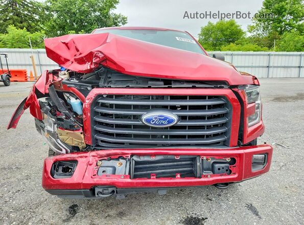 1FTEW1EP7GFC28066 2016 FORD F150 Red წინა ხედი
