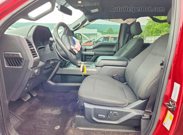 1FTEW1EP7GFC28066 2016 FORD F150 Red წინა სალონის ხედი