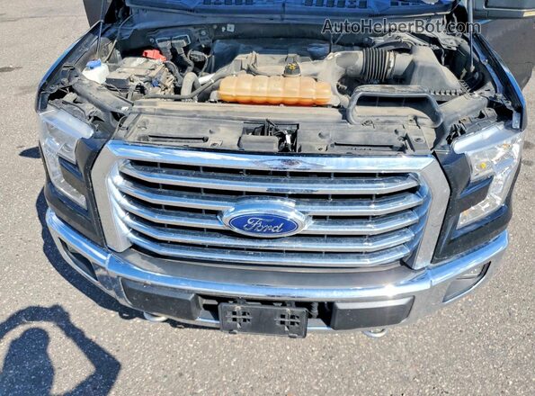 1FTEW1EP7GKF32425 2016 FORD F150 Black Սալոնի հետևի տեսք