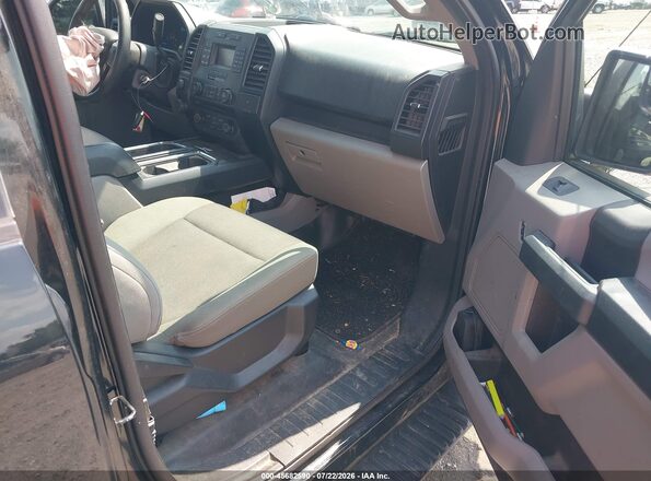 1FTEW1EP7GKF74917 2016 FORD F150 Black Vista interior delantera