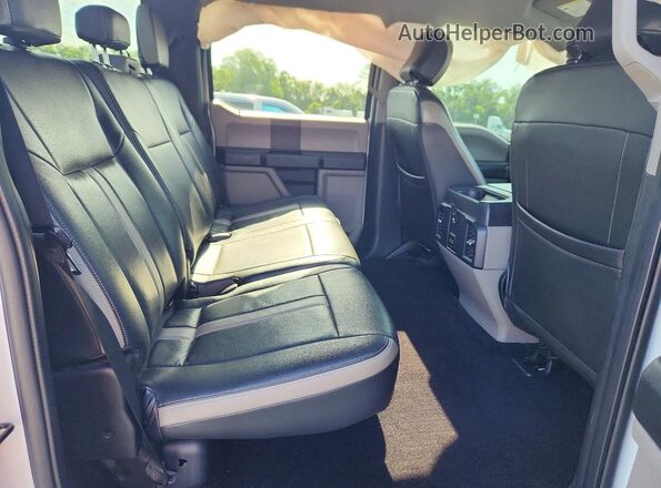 1FTEW1EP7HFA60639 2017 FORD F150 White Rear seats view