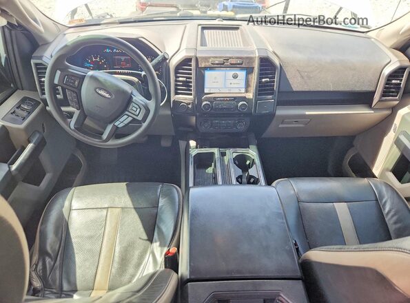 1FTEW1EP7HFA60639 2017 FORD F150 White Dashboard view