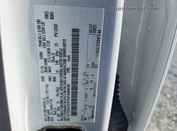 1FTEW1EP7HFA60639 2017 FORD F150 White Engine compartment view