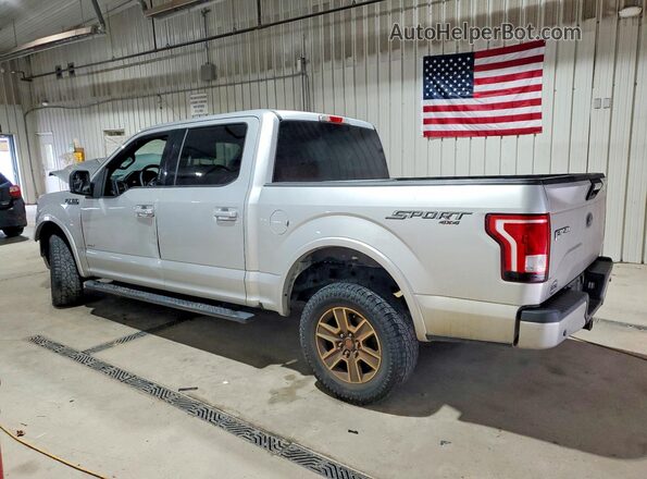 1FTEW1EP7HFB28552 2017 FORD F150 Silver Tył lewy
