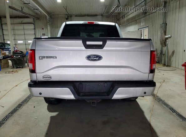 1FTEW1EP7HFB28552 2017 FORD F150 Silver Widok z tyłu