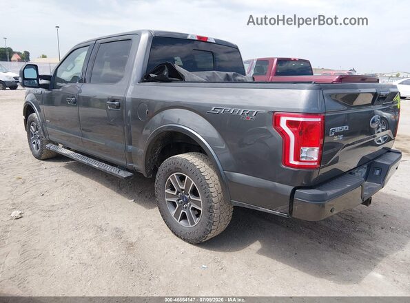 1FTEW1EP7HKC05962 2017 FORD F150 Gray Rear left